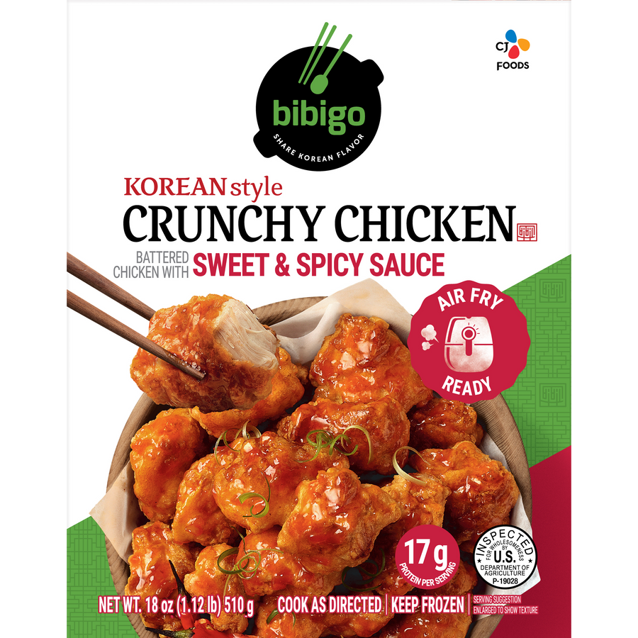 Bibigo™ Korean Style Crunchy Chicken Sweet And Spicy Sauce 18 Oz Bibigousa