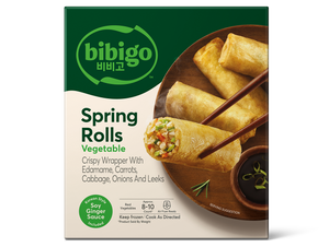 bibigo™ Vegetable Spring Rolls with Soy Ginger Sauce (9.8 oz)