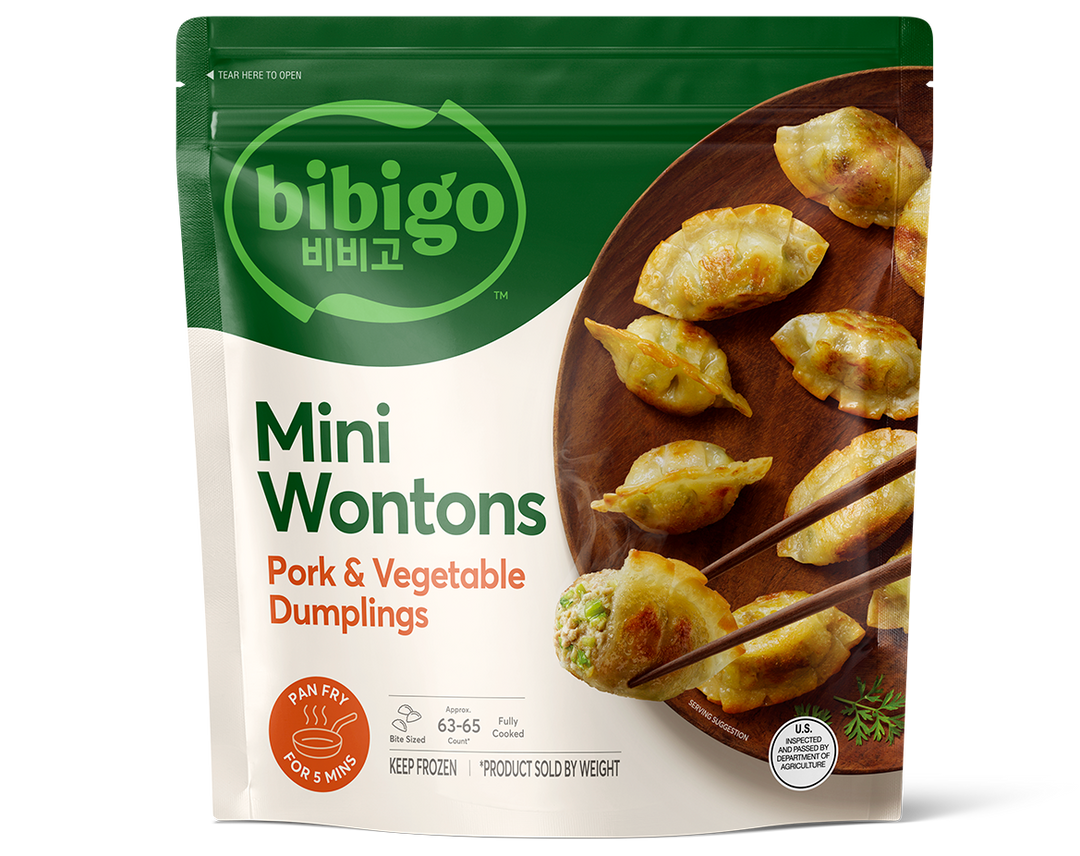 Bibigo™ Mini Wontons Pork And Vegetable Dumplings 24 Oz Bibigousa