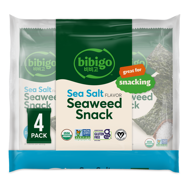 bibigo™ Crispy Sea Salt Flavor Seaweed Snacks (4 Pack)