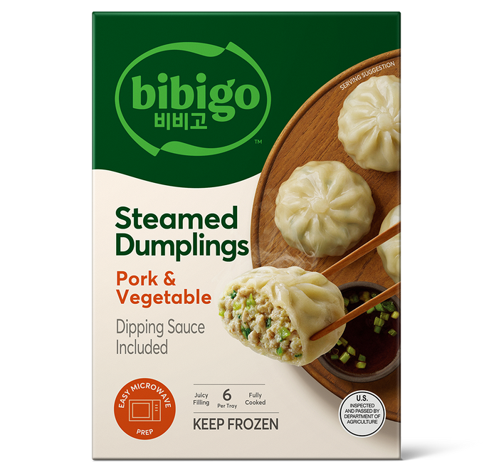 bibigo™ Steamed Dumplings Pork & Vegetable (6.6 oz)